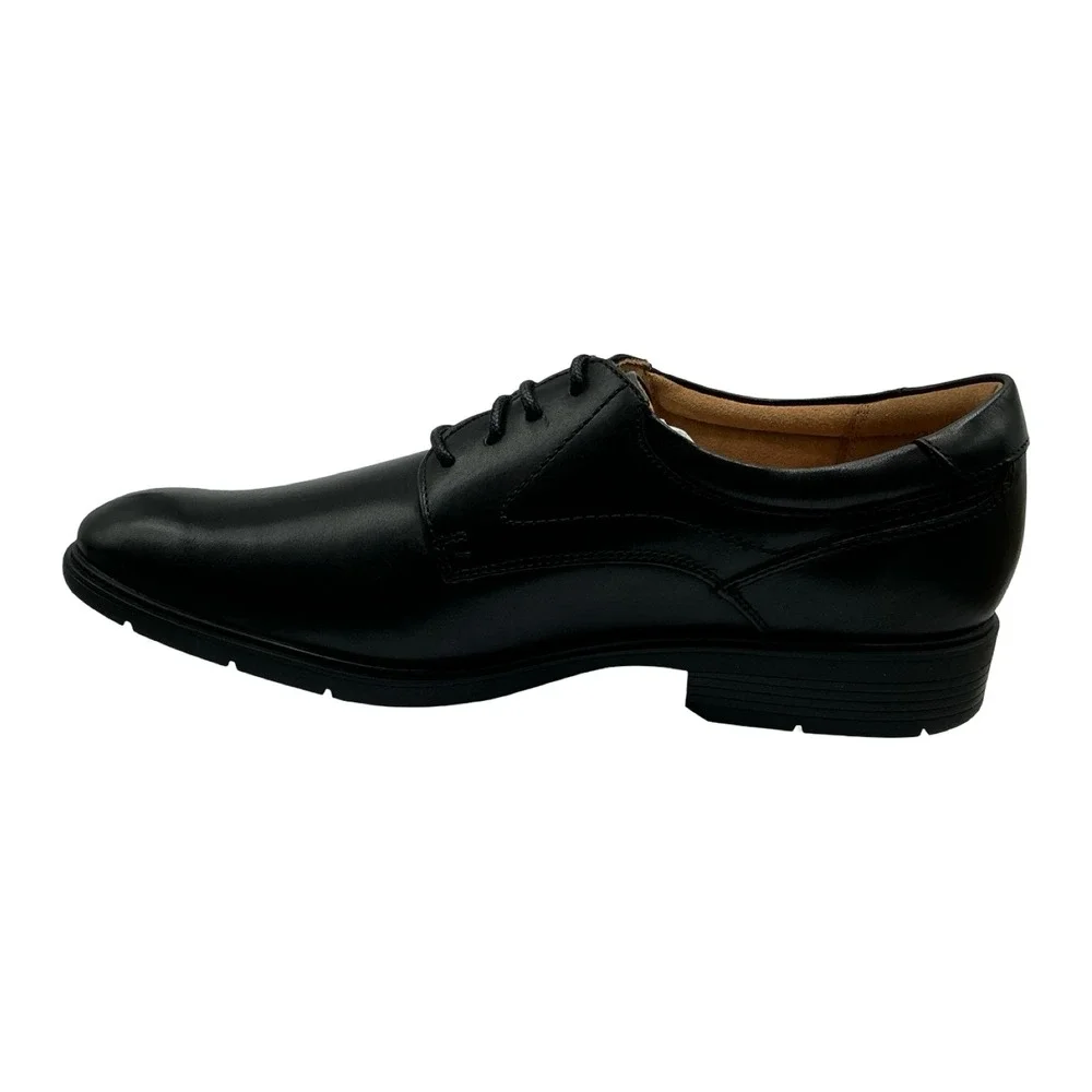 Clarks Artisan Eldredge Plain Black Leather Dress Shoes 11.5 M 80261
